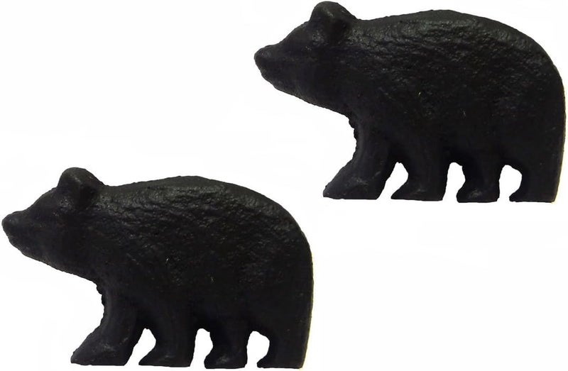 Marco Rustic Black Bear Drawer Pulls Set of 2 Knobs