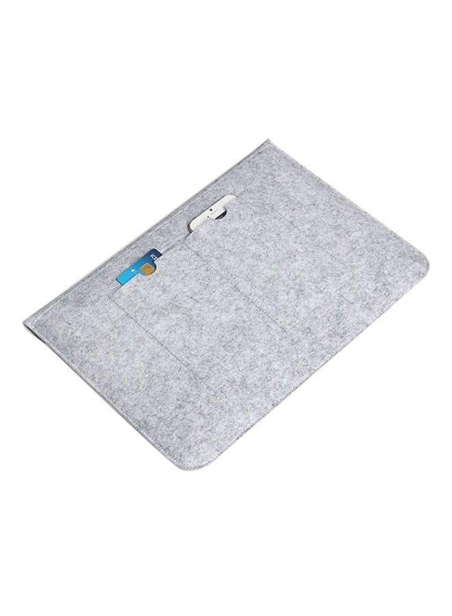 Protective Sleeve For Apple MacBook 13.3 Inch Light Grey Felt Sleeve Case Bag - Image 4