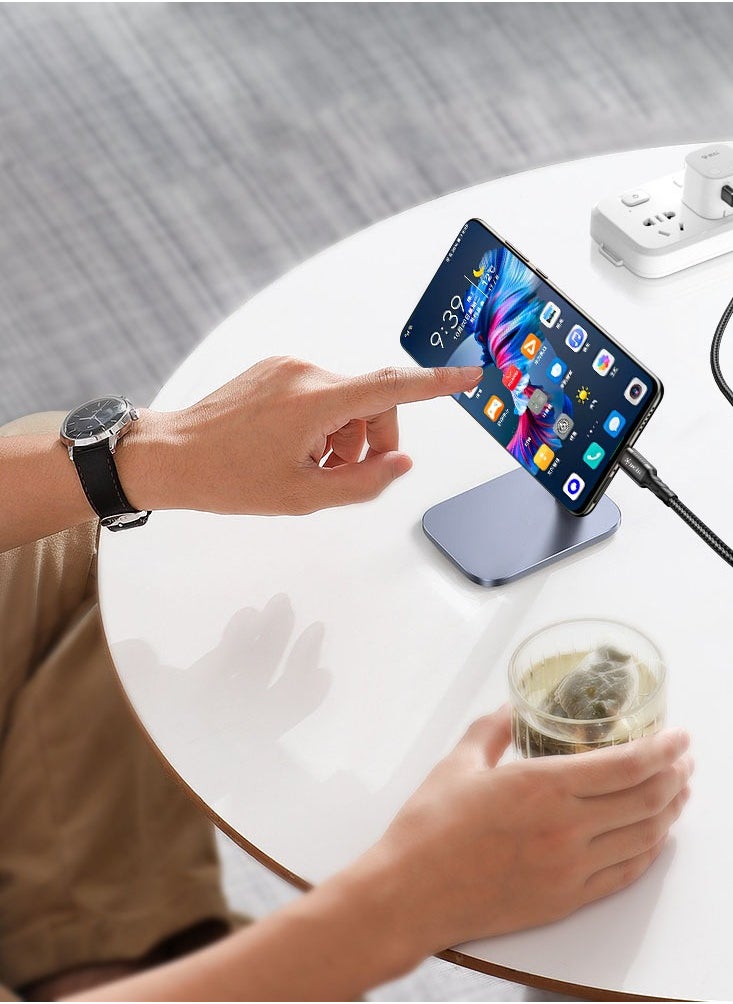 نيو لينك neolink USB 3.0 100W 5A كابل شحن سريع من النوع C إلى النوع C، كابل شاحن USB مضفر من النايلون من النوع C متوافق مع Samsung Galaxy Note 20/10/10+/9/8، S10 S10E، S20 S9 S8 Plus  - Image 5