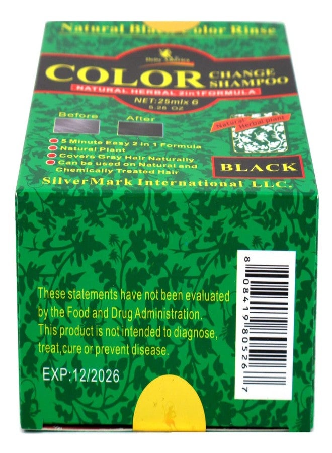 Deity Shampoo Color Change Kit Natural Herbal 2-N-1 Black (3 Pack) - Image 2