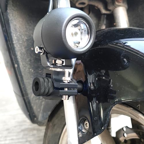 HQTS Motorcycle Driving Lights Mount Bracket, Motorcycle Fender Mudguard Driving Light Mount, Motorcycle Spotlight/Fog Light Bracket For M8/M6 Hole - Image 3