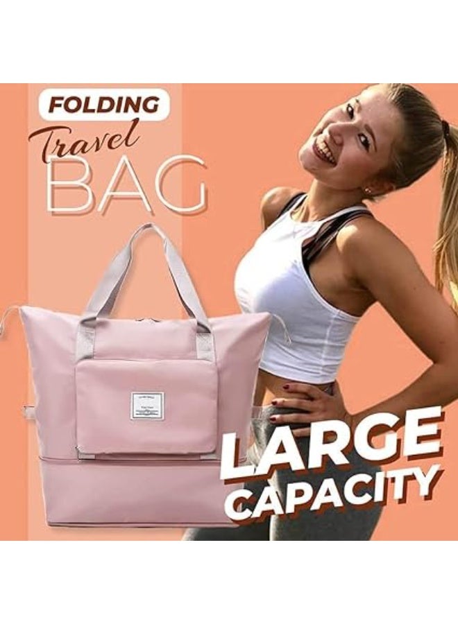 Generic valueable 1 Foldable and Expandable Water-Resistant Travel Bag - Lightweight Oxford Nylon Fabric Luggage Bag - Suitable for Carrying Clothes and Belongings - Easy to Store and Carry - Ideal for Travel, Trips and Weekend Getaways - Image 2