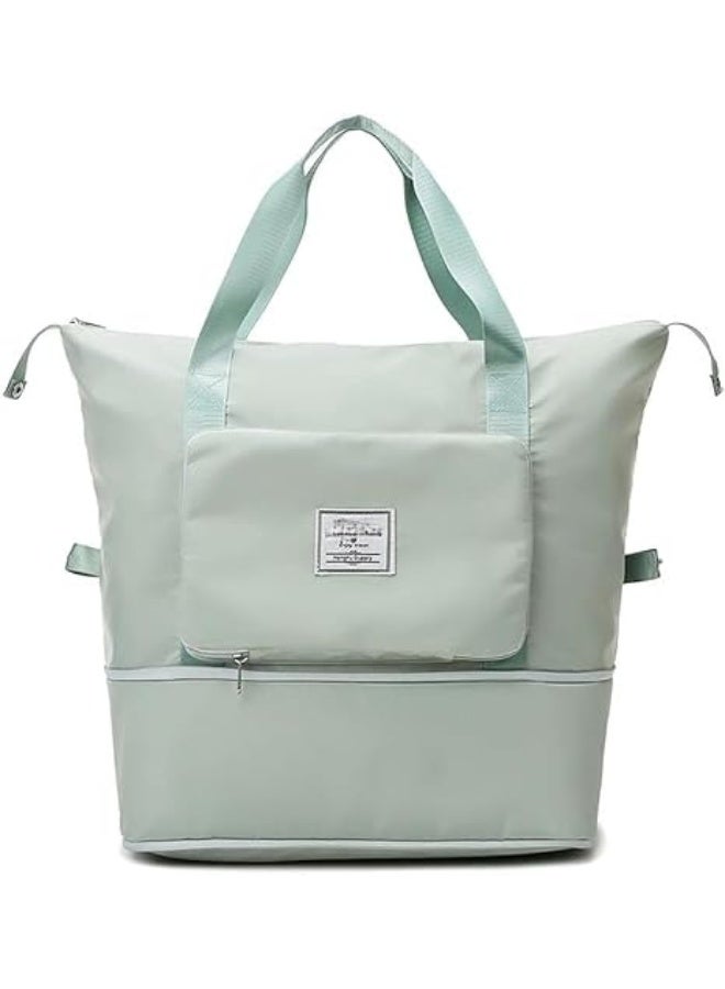 Generic valueable 1 Foldable and Expandable Water-Resistant Travel Bag - Lightweight Oxford Nylon Fabric Luggage Bag - Suitable for Carrying Clothes and Belongings - Easy to Store and Carry - Ideal for Travel, Trips and Weekend Getaways - Image 1