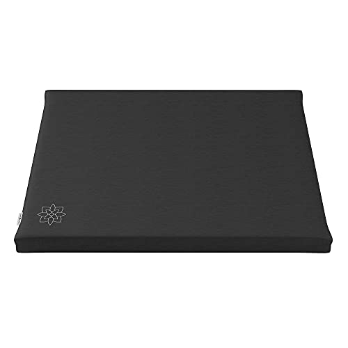 Mindful Modern Zabuton Meditation Mat - Cotton Filled Yoga and Meditation Pad - Zabuton Meditation Cushion for Kneeling and Sitting Support - Large Rectangular Sitting Floor Pillow for Bench or Zafu - Image 1