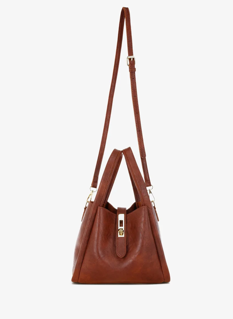 London Rag London Rag Women's Handbag With Matching Pouch in Brown