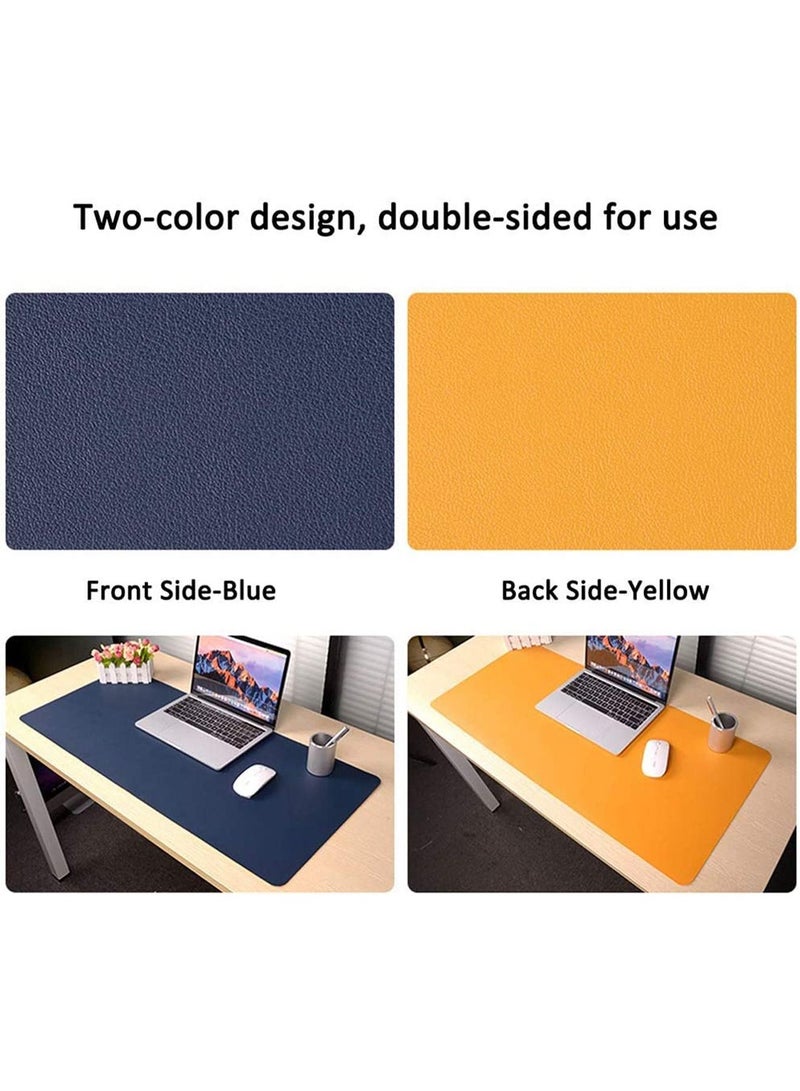 LIMOS Large Mouse Pad Pu Leather Desk Pad Waterproof Protector Dual Side Use  - Image 2