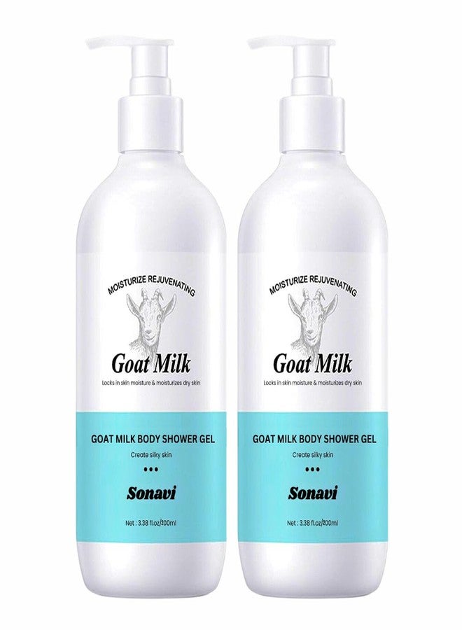 Sonavi Goat Milk Body Wash | Goat Milk | Body Whitening body wash | Shower for Women | (400ml) (Pack 2) - Image 1