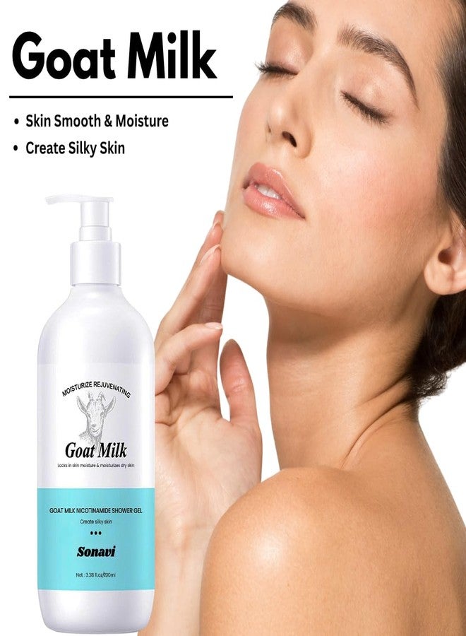 Sonavi Goat Milk Body Wash | Goat Milk | Body Whitening body wash | Shower for Women | (400ml) (Pack 2) - Image 3