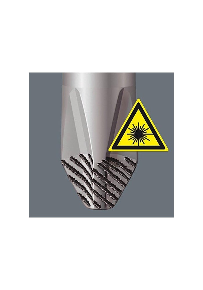 Wera 160 i Kraftform Plus Lasertip VDE Insulated Screwdriver - Slotted 1.2 x 6.5 x 150 mm - Image 3