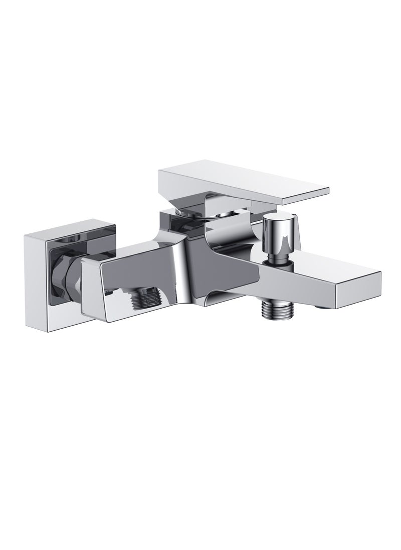 HESANIT HESANIT Infinity Single Lever Bath Mixer With Hand Shower Set Chrome - 8002C  - Image 1