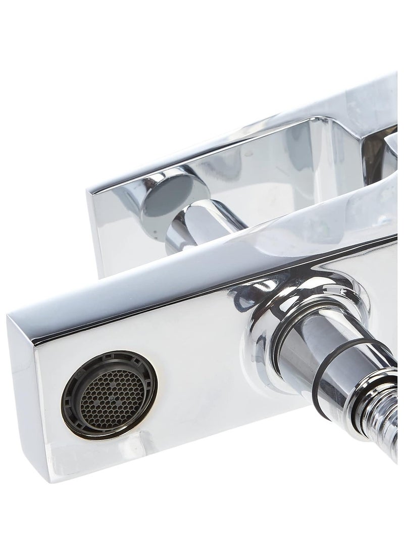 HESANIT HESANIT Infinity Single Lever Bath Mixer With Hand Shower Set Chrome - 8002C  - Image 3