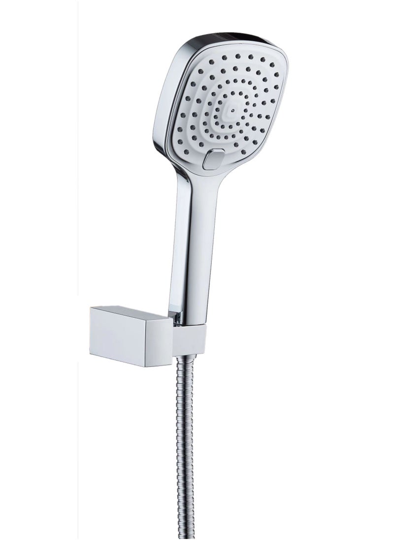 HESANIT HESANIT Infinity Single Lever Bath Mixer With Hand Shower Set Chrome - 8002C  - Image 5