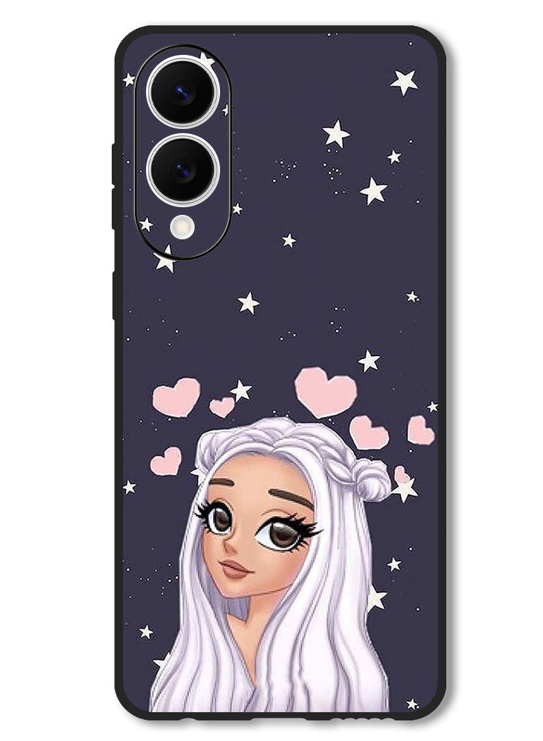 Theodor Case Compatible with Samsung Galaxy S25 Edge 6.7 Inch Protection Shockproof Bumper Cover Love Star Background - Image 1