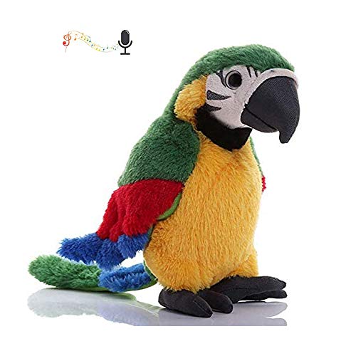 Ylucky Talking Parrot Speaking Parrot Record Repeats Toy Talking Stuffed Animal Waving Wings Interactive Plush Toy Kid Birthday Gift - Image 1