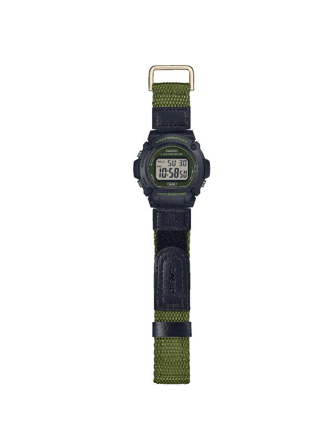 CASIO Resin Digital Watch W-219HB-3AVDF - Image 2