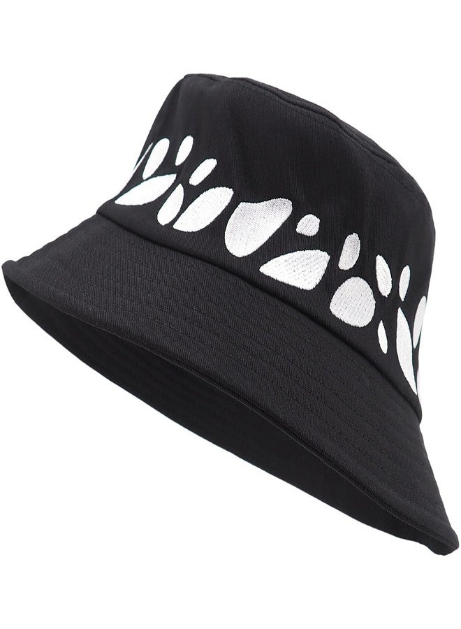 CosInStyle Novel Style Bucket Cosplay Hats Inspired for Men Women Fishing Hat and Summer Protection Hat | 360 Degree Outdoor Beach | UV Protection | Black - Image 1