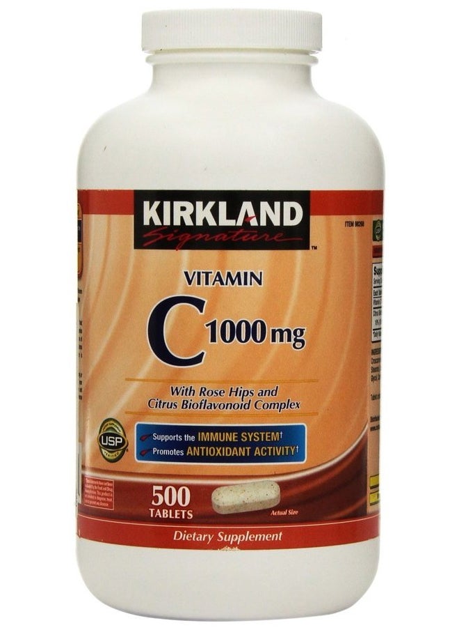 Kirkland Signature - Kirkland Signature Vitamin C 1000 mg., 500 Tablets (2 Pack) - Image 1