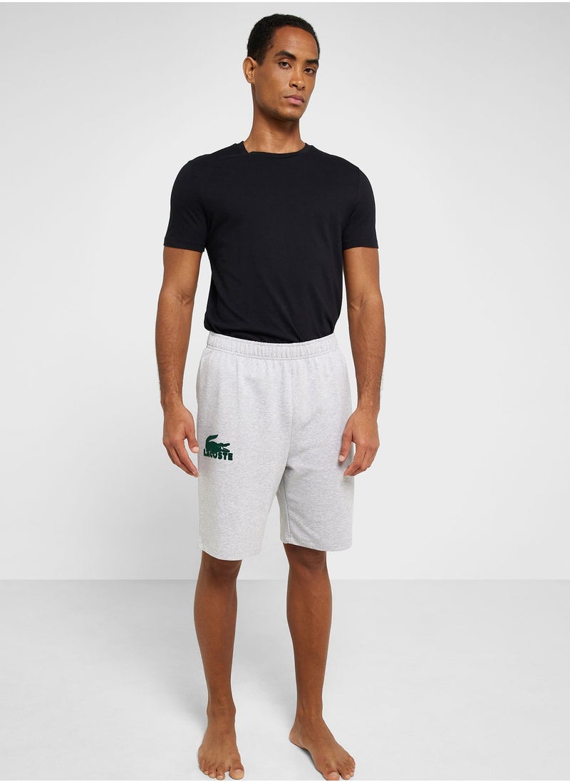 LACOSTE - Logo Drawstring Shorts - Image 1