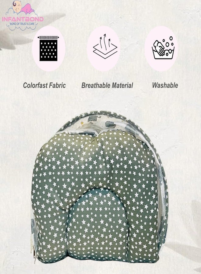 Infantbond Combo of Baby Bedding Set | Baby Bed | Newborn Baby Bedding All (0-6 Months) (Elephant) (3, Grey E) - Image 5