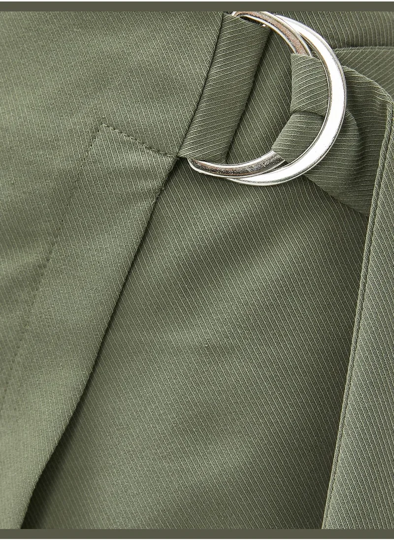KOTON Belt Detail Modal Mix Mini Skort