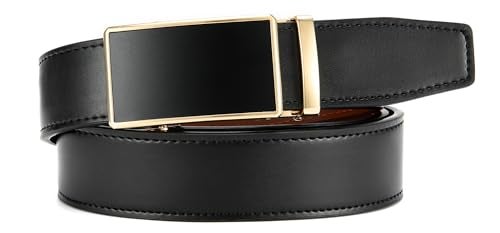 CHAOREN Mens Belt - Mens Ratchet Belt Leather 1 3/8" for Dress Pant - Micro Adjustable Belt Fit Everywhere - Image 5