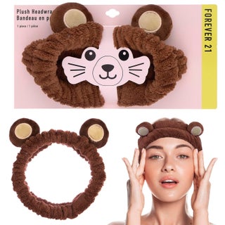 Forever 21 Plush Headwrap  Brown Bear Plush Spa Headband Kawaii Headband for Washing Face  Spa Essentials  Self Care Accessories - pzsku/ZA151D16ADD10B3A1D5EFZ/45/_/1742913361/a51d315e-ba44-40e0-ac89-3157b2643f88