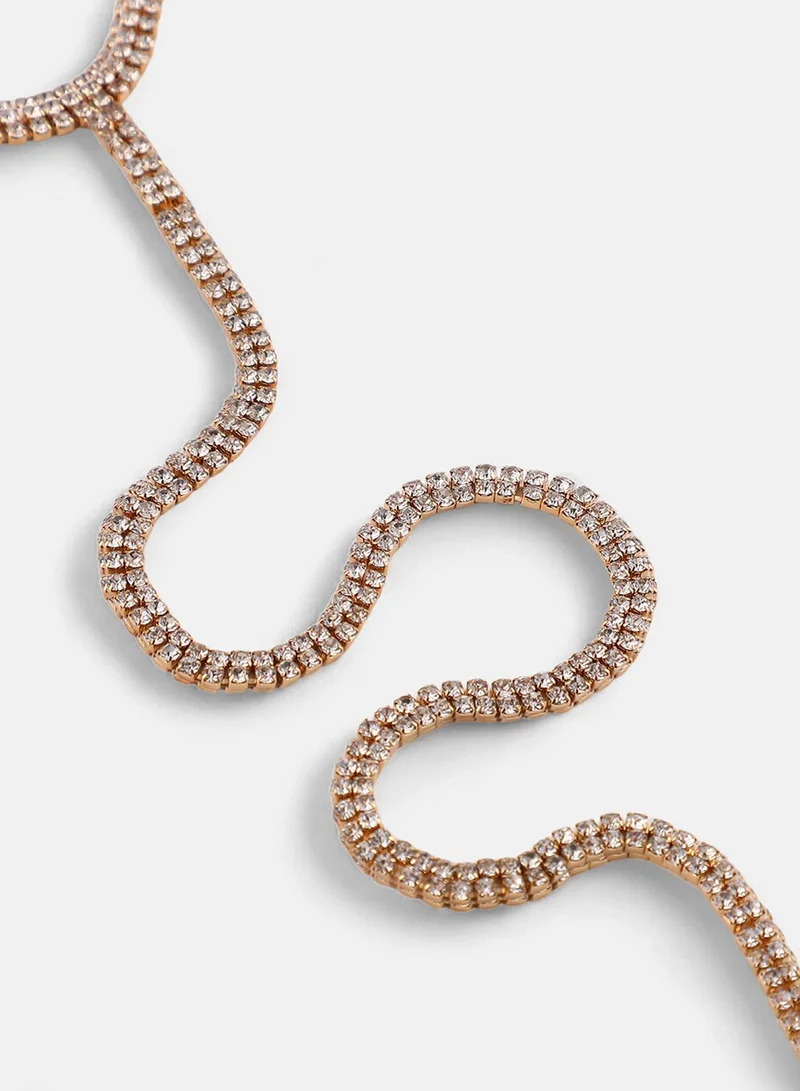 سوهي Women's The Bijou Multi-Layer Lariat Necklace