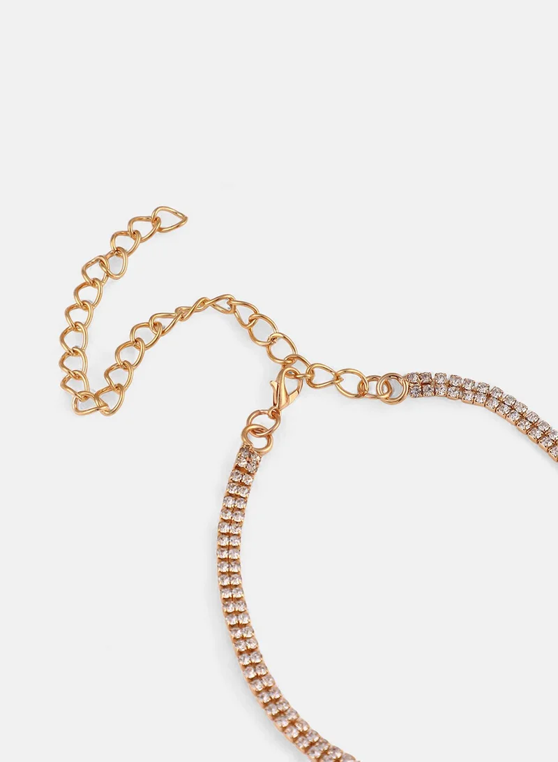 سوهي Women's The Bijou Multi-Layer Lariat Necklace