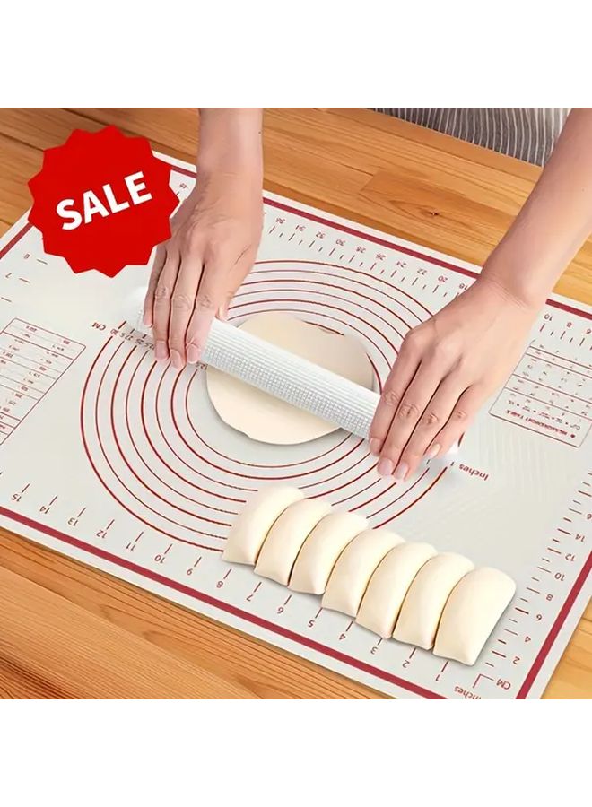 حصيرة الخبز غير اللاصقة من إيفا 1 قطعة قابلة لإعادة الاستخدام متينة سطح سهل التنظيف للكوكيز والبيتزا - Image 1