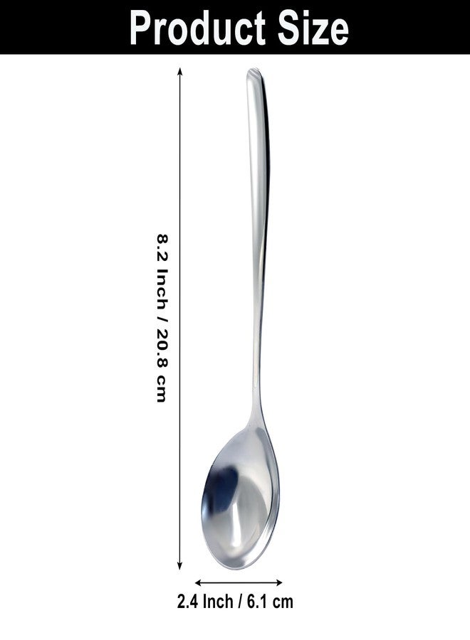 Cionyce 2 Pcs Gravy Ladle, 304 Stainless Steel Spoon Pouring Ladle for Sauces, Soup, Dressings, Kitchen, Serving, and Cooking (Silver) - Image 2