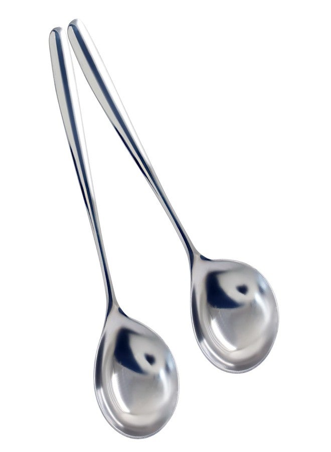 Cionyce 2 Pcs Gravy Ladle, 304 Stainless Steel Spoon Pouring Ladle for Sauces, Soup, Dressings, Kitchen, Serving, and Cooking (Silver) - Image 1