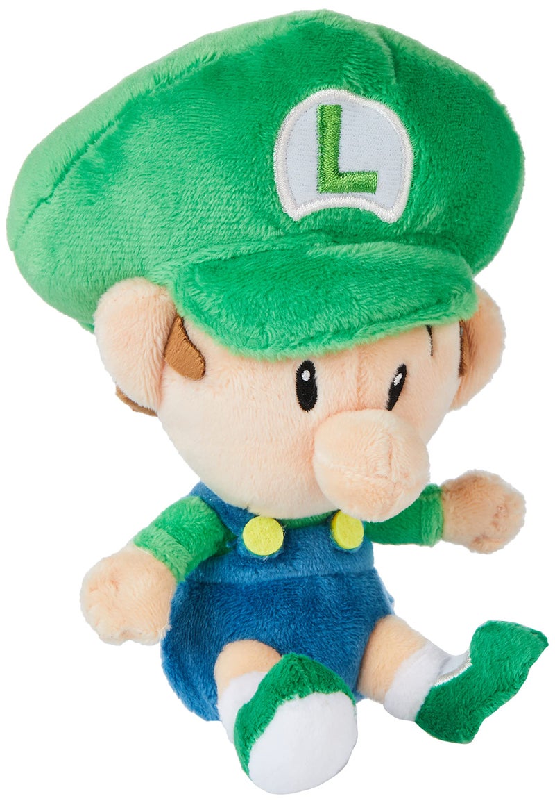 Little Buddy 1248 Super Mario All Star Collection 6" Baby Luigi Plush - Image 3