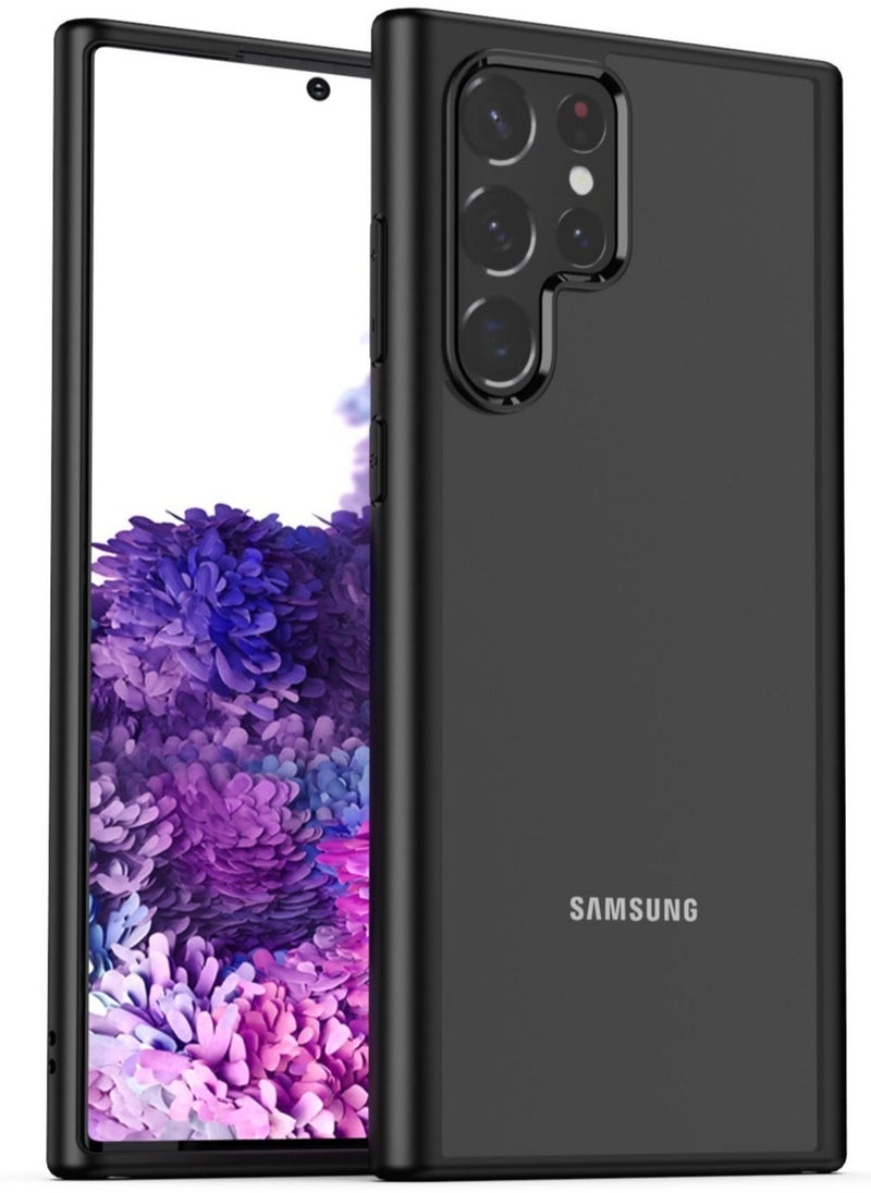 Raxoom Premium Matte TPU With Clear Hard PC Hybrid Phone Case for Samsung Galaxy S22 Ultra - Image 2