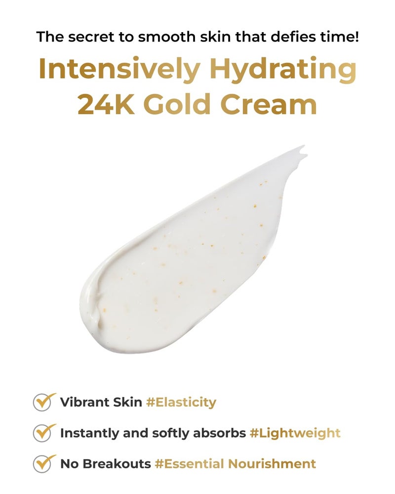 BOM COSMETICS Peptide Power Cream 1.76 Fl Oz, Daily Moisturizing Cream with Peptide and 99% Pure Gold for Hydration, Collagen Support to improve Skin Texture, Skin Barrier Care, Korean Skincare - Image 3