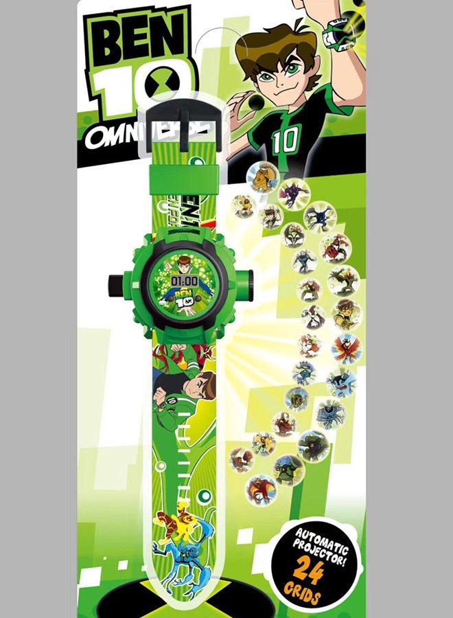 Ben 10 Kids Projection Watch - Alien Hero Cartoon Electronic Toy Watch with Light Projection - Image 3