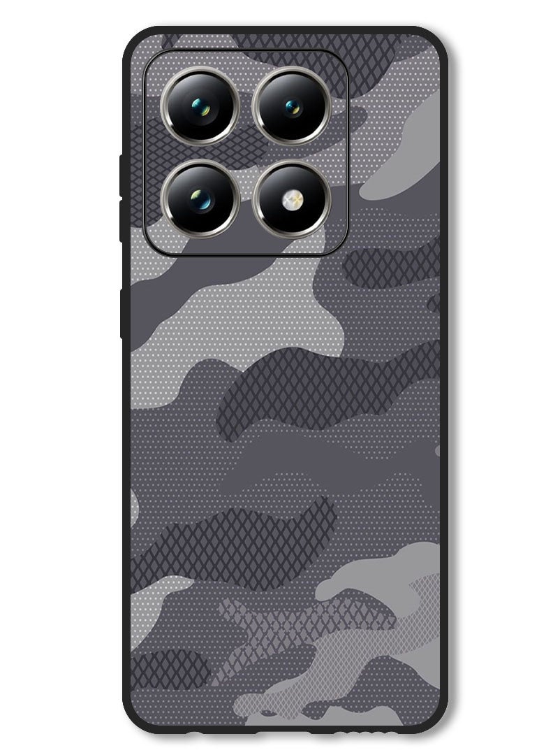 Theodor Case Compatible with Xiaomi 14T Protection Shockproof Bumper Cover Camouflage - Image 1