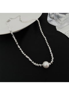 Korean Retro Pearl Diamond Tassel Neck Chain Cyber Celebrity Elegant Design Sense Flower Bow Clavicle Chain Necklace For Women