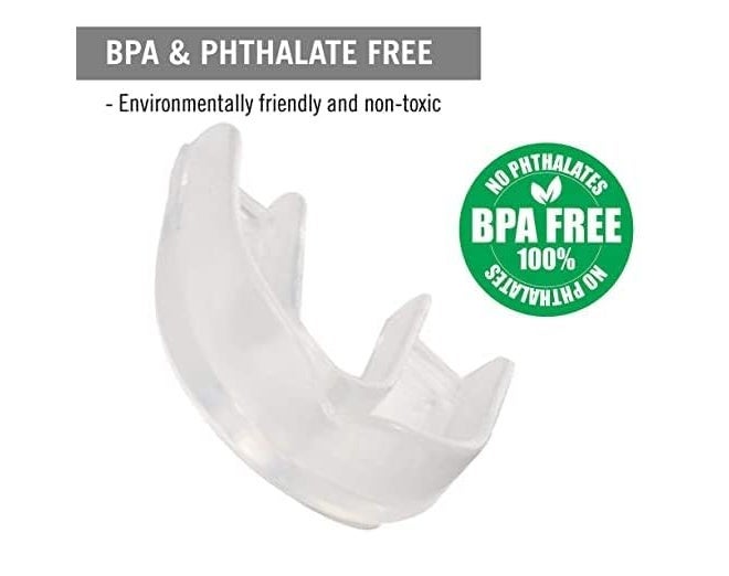 DESCTIDY حامي الفم الأبيض لكبار السن واقي الأسنان لأغراض الملاكمة عبوة من 1 (أبيض) - Image 4