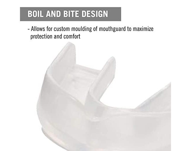 DESCTIDY حامي الفم الأبيض لكبار السن واقي الأسنان لأغراض الملاكمة عبوة من 1 (أبيض) - Image 2