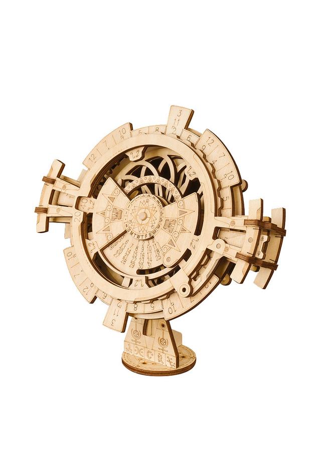 Bluejw Ruostate Ruoke Mechanical Transmission Model Wooden Hand-assembled Three-dimensional Puzzle Toy Ornaments Creative Gift - Image 3