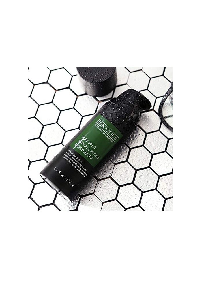 BONAJOUR [BONAJOUR] Vegan Daily All-In-One Moisturizer for men, Natural & Organic Anti-Aging Face Lotion, Skincare for Men 4.2 Fl. Oz  - Image 2