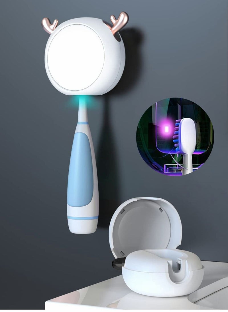 Excefore UV Sanitizer, Rechargeable Toothbrush Case, Portable Tooth Brush Sterilizer with Cover - Image 1