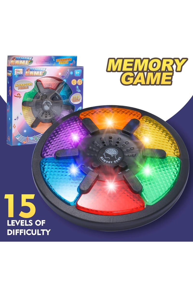 Multicolor Memory Game Machine Handheld Electronic Memory Game with Light and Sound Puzzles Creative