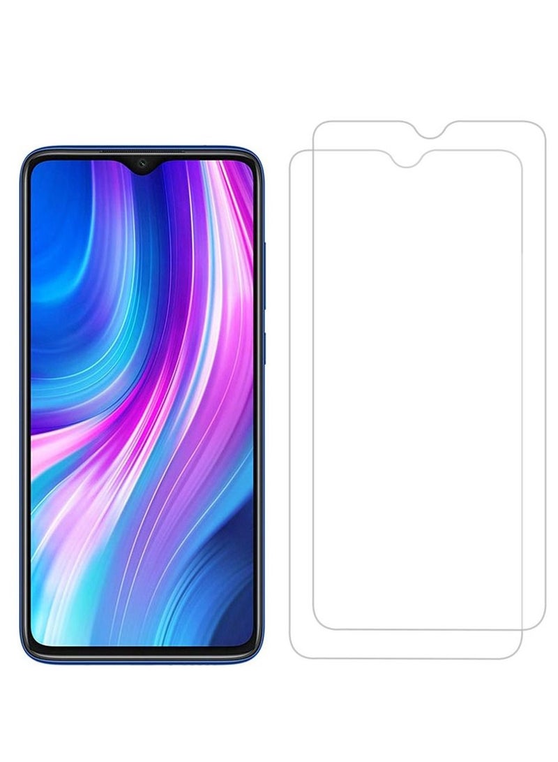2 Pack XIAOMI Redmi Note 8 PRO Screen Protector Tempered Glass full clear Anti-Scratch Shatterproof 6.56 inch - Image 1