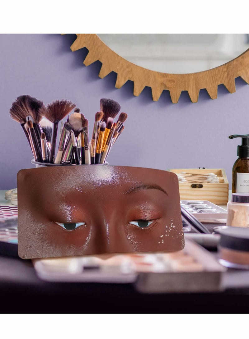 Generic Silicone Makeup Practice Board for Eyelash Application - Realistic Mannequin Face for Cosmetologists and Beauty Students  - Image 5