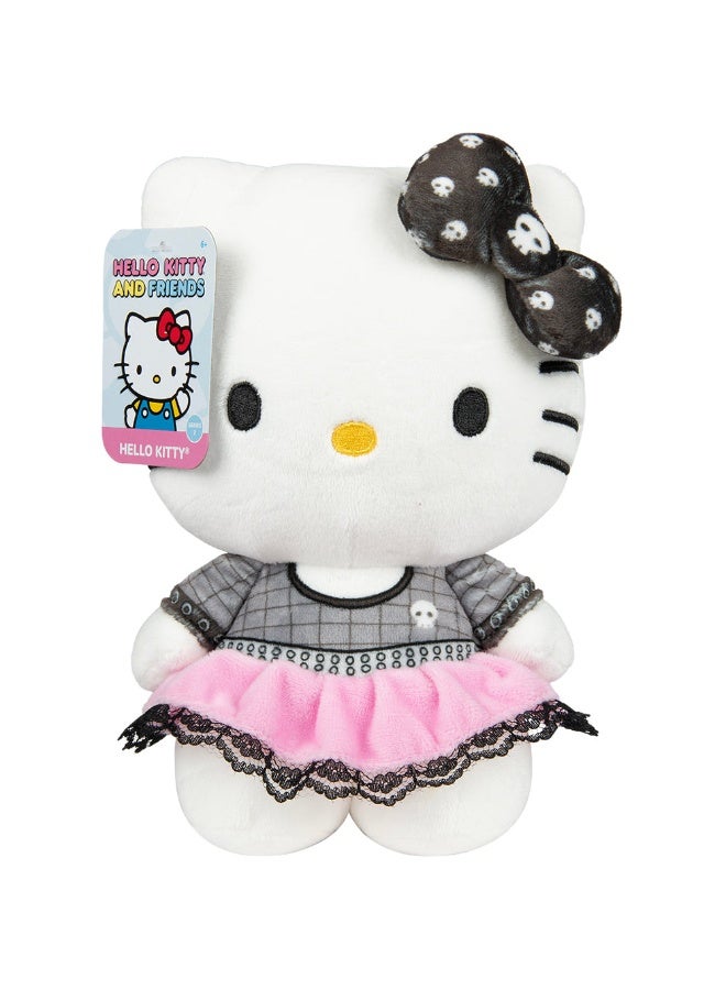 Sanrio Hello Kitty and Friends Series Wave 2 Hello Kitty Punks Plush (20.32 cm, Pink) - Image 1