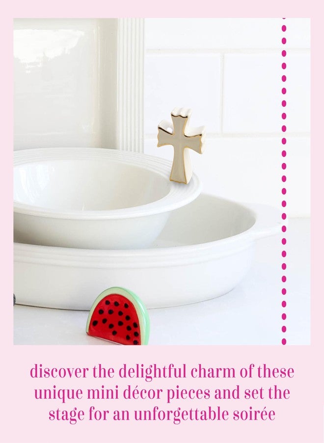 nf nora fleming nora fleming cross - Hand-Painted Ceramic Unique Décor - Summer Minis for the Home and Office - Image 3