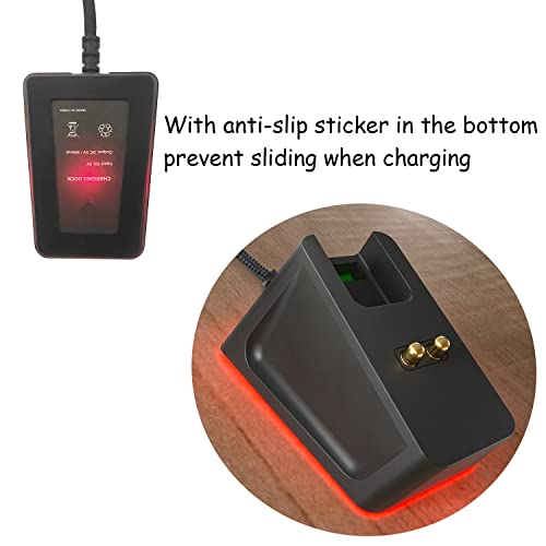 REEYEAR Charging Dock with 4.9Ft USB Charging Cable Fits for Razer Naga Pro/DeathAdder/Basilisk/Viper Ultimate Gaming Mouse,Magnetic Dock with Charge Status Indicator and Anti-Slip Sticker - Image 4