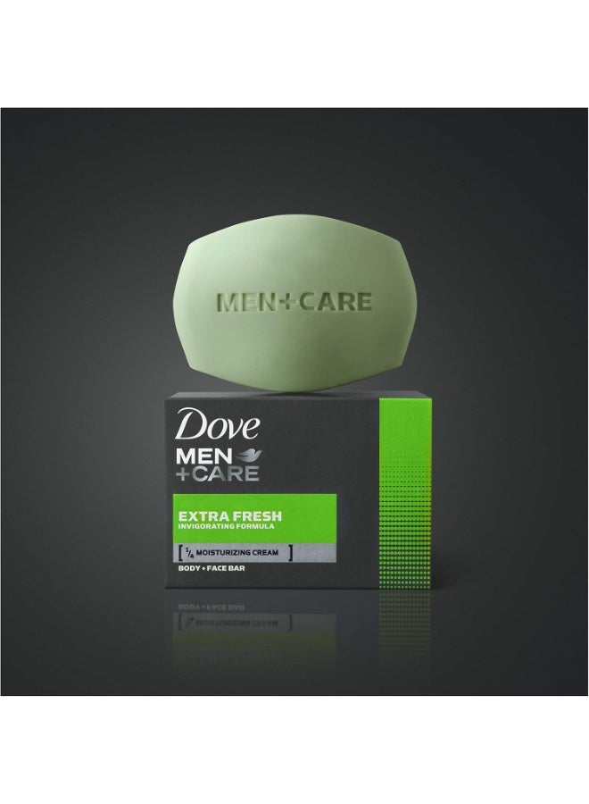 Dove Men+Care Men Care Body and Face Bar, Extra Fresh 400g (single pack of 4 bars) - Image 5