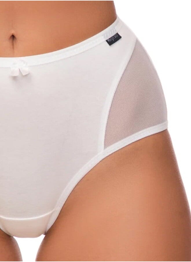 Every Woman Knows - Women's Underwear Mid-Coverage Briefs Everyday Panties with Stretched Mesh Multipack - Image 1